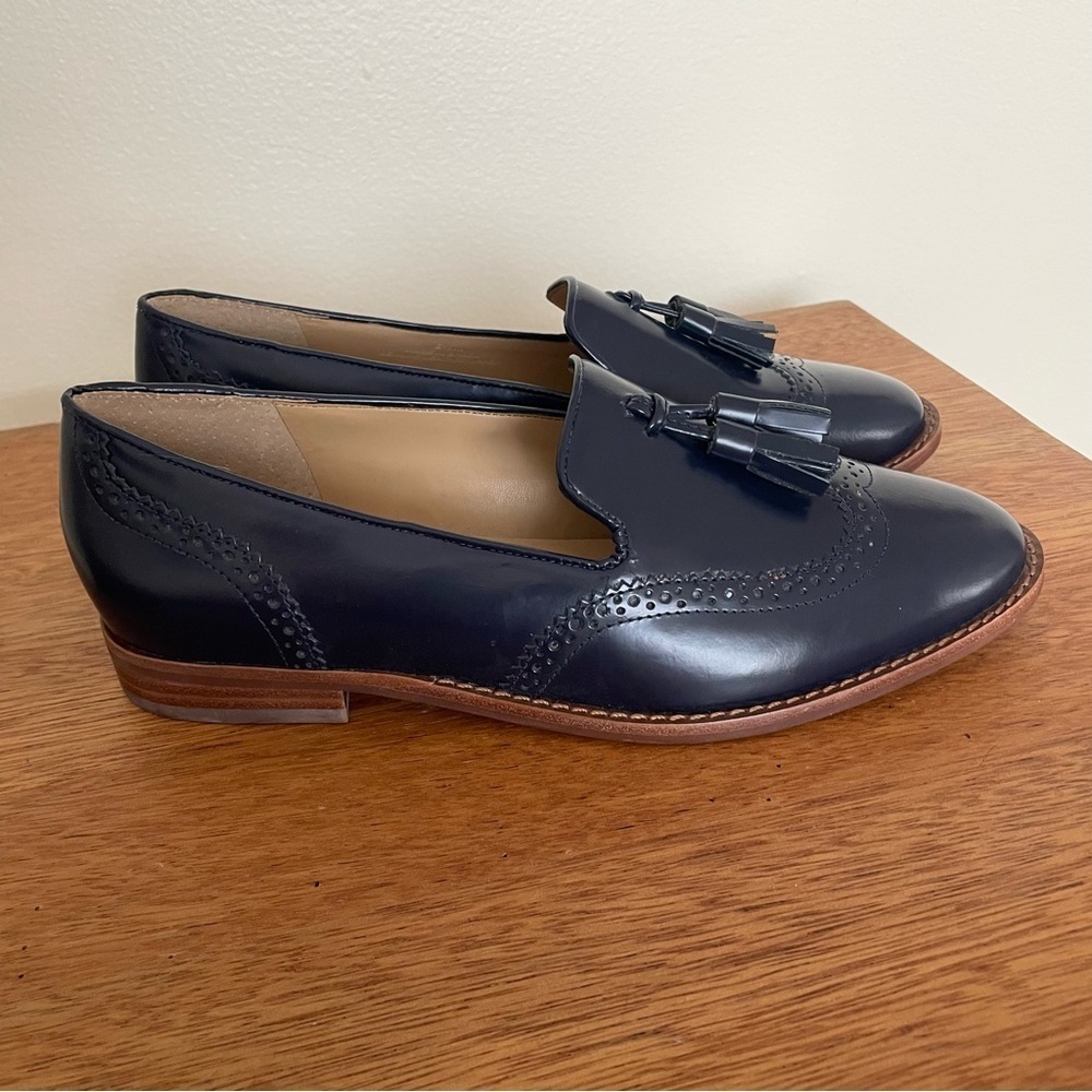Talbots Blue Tassel Loafers Slip-On - Picture 4 of 5